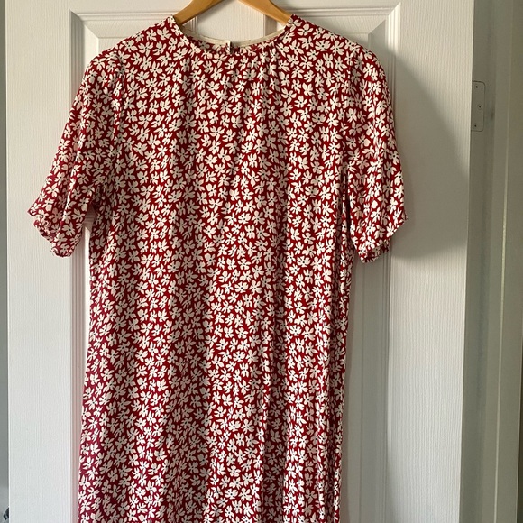 Reformation Beth dress in Grenadine red floral medium - Picture 2 of 5